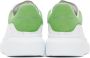 Alexander McQueen White & Green Oversized Sneakers - Thumbnail 2