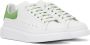 Alexander McQueen White & Green Oversized Sneakers - Thumbnail 4