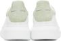 Alexander McQueen White & Green Oversized Sneakers - Thumbnail 2