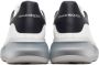 Alexander McQueen White & Navy Oversized Sneakers - Thumbnail 2