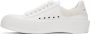 Alexander McQueen White & Off-White Deck Plimsoll Sneakers - Thumbnail 3