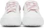Alexander McQueen White & Pink Court Trainer Sneakers - Thumbnail 2