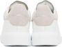 Alexander McQueen White & Pink Oversized Sneakers - Thumbnail 2