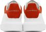 Alexander McQueen White & Red Oversized Sneakers - Thumbnail 2