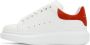 Alexander McQueen White & Red Oversized Sneakers - Thumbnail 3