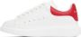 Alexander McQueen White & Red Oversized Sneakers - Thumbnail 3