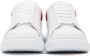 Alexander McQueen White & Red Oversized Sneakers - Thumbnail 2