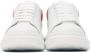 Alexander McQueen White & Red Oversized Sneakers - Thumbnail 2