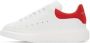 Alexander McQueen White & Red Oversized Sneakers - Thumbnail 3