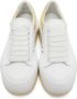 Alexander McQueen White & Yellow Plimsoll Sneakers - Thumbnail 5