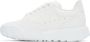 Alexander McQueen White Court Trainer Sneakers - Thumbnail 3