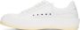 Alexander McQueen White Deck Lace-Up Plimsoll Sneakers - Thumbnail 3