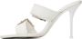 Alexander McQueen White Double Buckle Punk Mules - Thumbnail 3