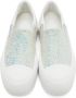 Alexander McQueen White Glitter Slip-On Sneakers - Thumbnail 5