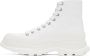 Alexander McQueen White High Tread Slick Sneakers - Thumbnail 3