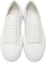 Alexander McQueen White Leather Deck Plimsoll Sneakers - Thumbnail 5