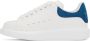 Alexander McQueen White Oversized Low-Top Sneakers - Thumbnail 3