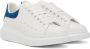 Alexander McQueen White Oversized Low-Top Sneakers - Thumbnail 4
