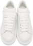 Alexander McQueen White Oversized Sneakers - Thumbnail 5