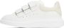 Alexander McQueen White Oversized Triple Strap Sneakers - Thumbnail 3