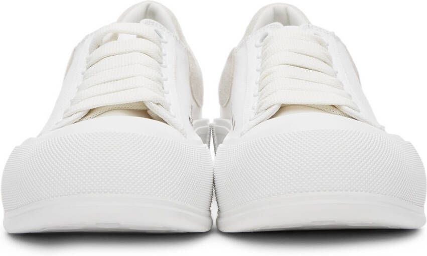 Alexander McQueen White Pimsoll Sneakers