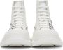 Alexander McQueen White Tread Slick High Sneakers - Thumbnail 2