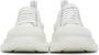 Alexander McQueen White Tread Slick Platform Low Sneakers - Thumbnail 2