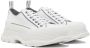 Alexander McQueen White Tread Slick Sneakers - Thumbnail 4