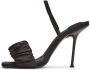 Alexander Wang Black Scrunchie Julie Heeled Sandals - Thumbnail 3