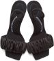 Alexander Wang Black Scrunchie Julie Heeled Sandals - Thumbnail 5