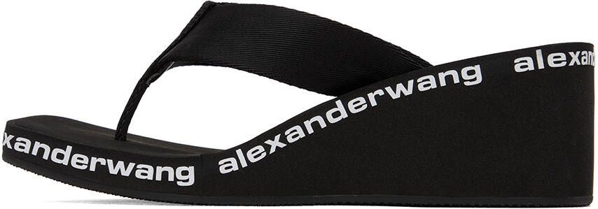 Alexander Wang Black Wedge Sandals