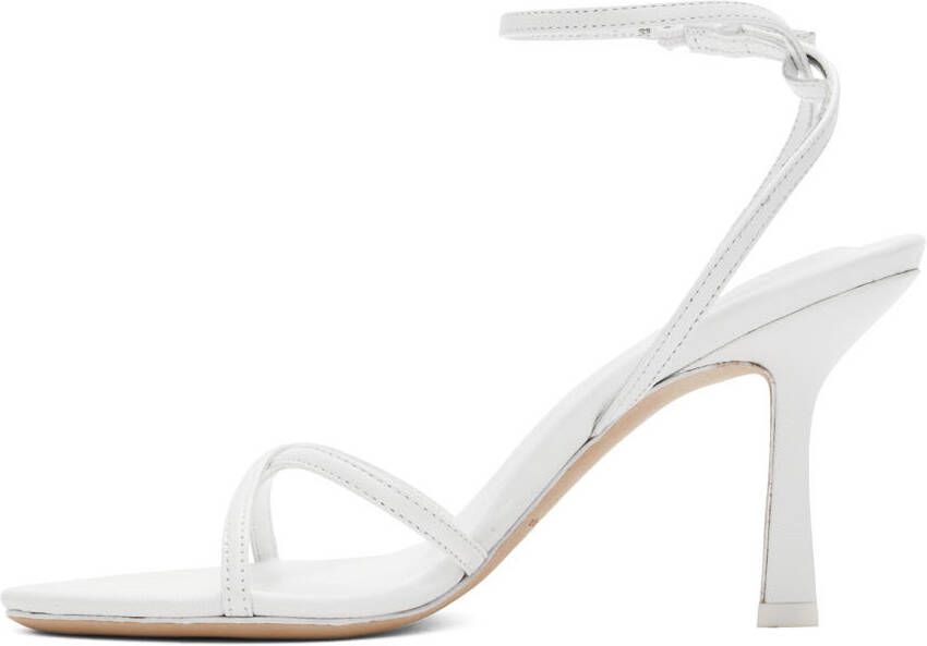 Alexander Wang White Dahlia 85 Heeled Sandals