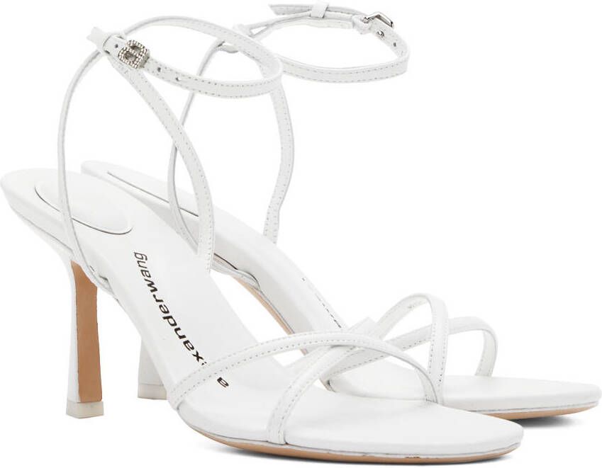 Alexander Wang White Dahlia 85 Heeled Sandals