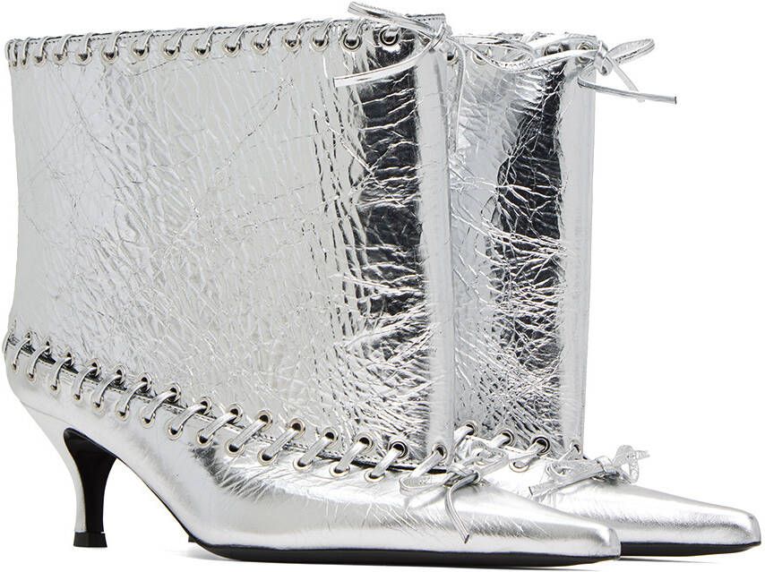 ALL-IN SSENSE Exclusive Silver Level Boots