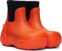 AMBUSH Orange Rubber Boots - Thumbnail 4
