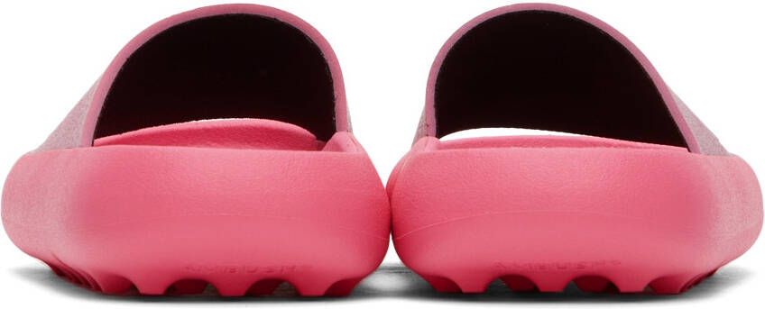 AMBUSH Pink Logo Flat Sandals
