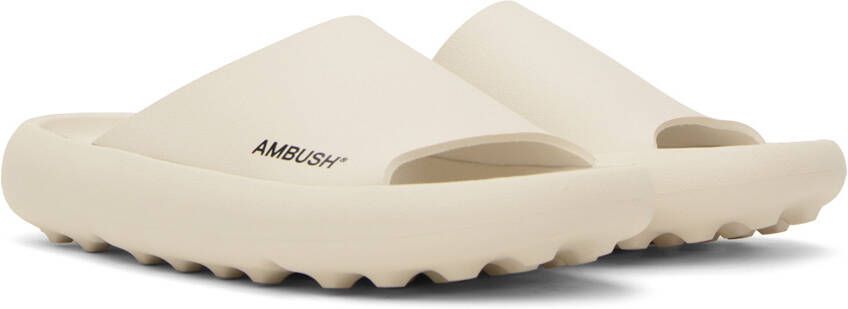AMBUSH White Rubber Slides