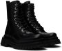AMI Alexandre Mattiussi Black Mid Height Boots - Thumbnail 6