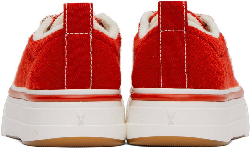 AMI Alexandre Mattiussi Red Ami 1980 Sneakers