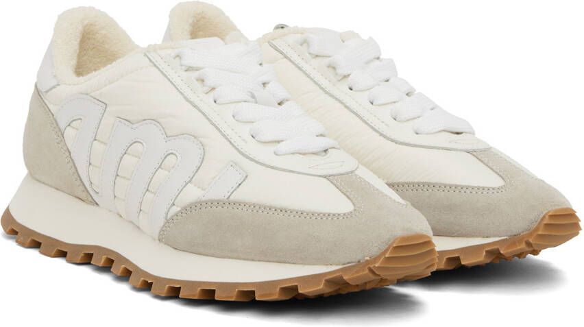 AMI Alexandre Mattiussi White New Running Sneakers