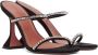 Amina Muaddi Black Gilda Slipper 95 Heeled Sandals - Thumbnail 4