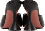 Amina Muaddi Black Lupita Heeled Sandals - Thumbnail 2