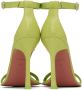 Amina Muaddi Green Kim Heeled Sandals - Thumbnail 2