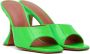 Amina Muaddi Green Lupita Heeled Sandals - Thumbnail 4