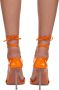 Amina Muaddi Orange Hailey Heeled Sandals - Thumbnail 2