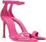 Amina Muaddi Pink Kim 90 Heeled Sandals - Thumbnail 4