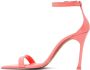 Amina Muaddi Pink Kim Heeled Sandals - Thumbnail 3
