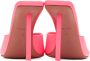 Amina Muaddi Pink Laura Heeled Sandals - Thumbnail 2