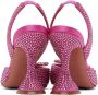 Amina Muaddi Pink Rosie Sling Heels - Thumbnail 2