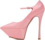 Amina Muaddi Pink Yigit Pumps - Thumbnail 3